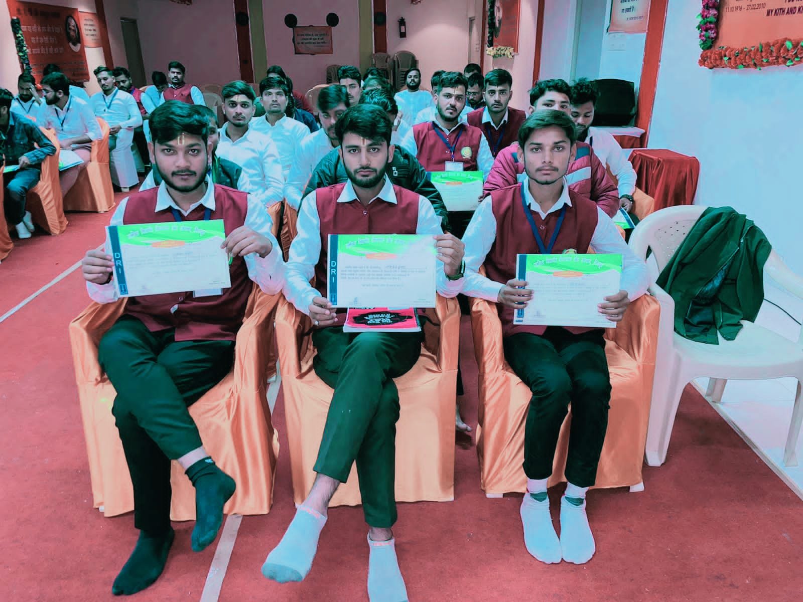Certificate distribution ceremony