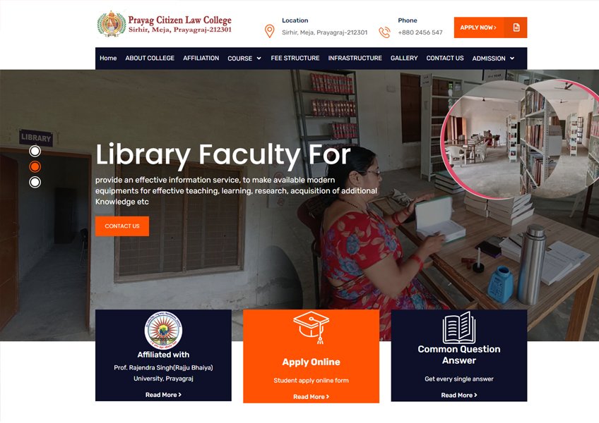 Prayag Citizen Law College classroom
